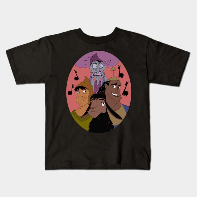 New Groove Crew (Alt) Kids T-Shirt by chickenmonkey707